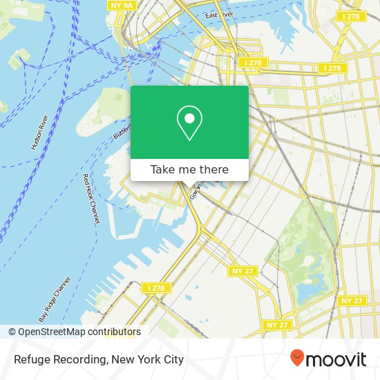 Refuge Recording map