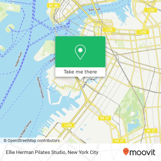 Mapa de Ellie Herman Pilates Studio