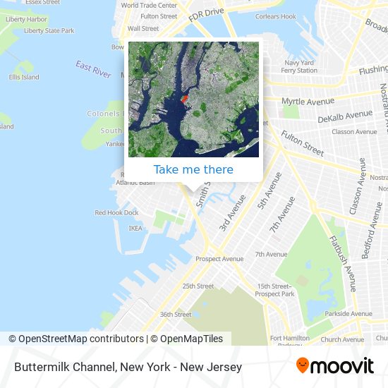 Mapa de Buttermilk Channel