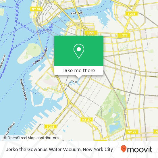 Jerko the Gowanus Water Vacuum map