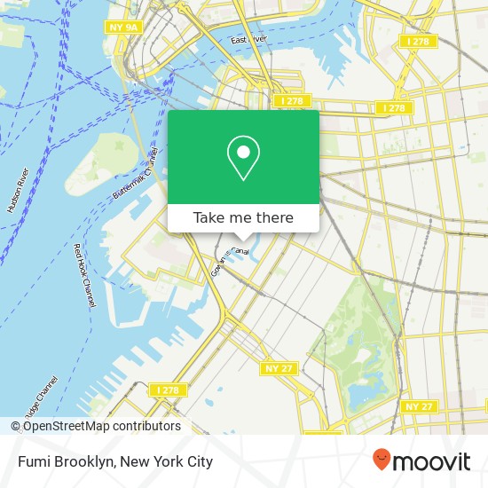 Fumi Brooklyn map