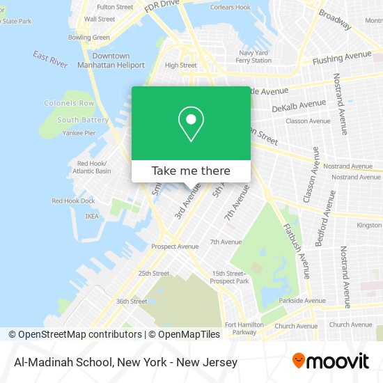 Al-Madinah School map