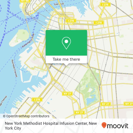 New York Methodist Hospital Infusion Center map