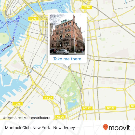 Mapa de Montauk Club