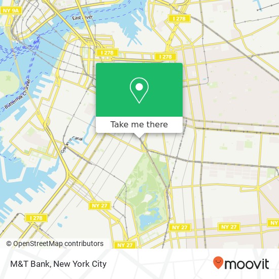 M&T Bank map