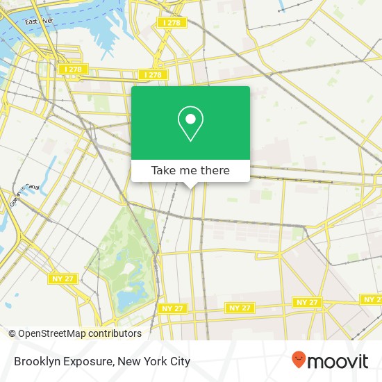 Mapa de Brooklyn Exposure