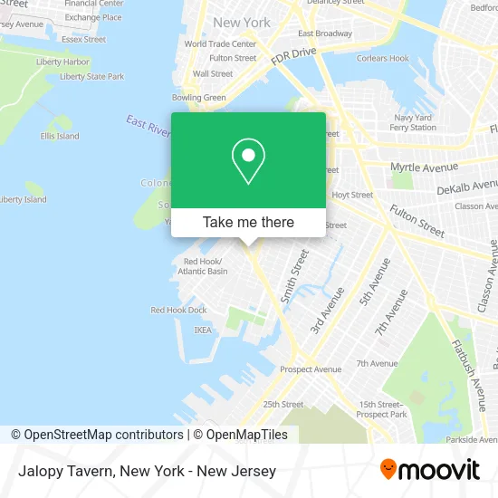 Jalopy Tavern map