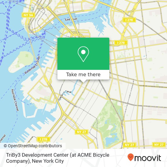 Mapa de TriBy3 Development Center (at ACME Bicycle Company)