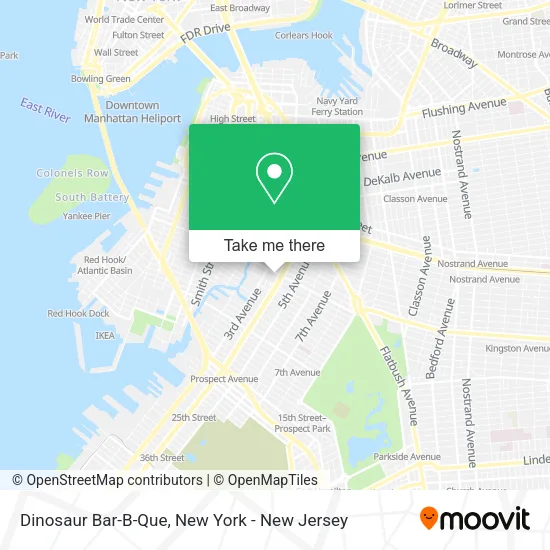 Dinosaur Bar-B-Que map
