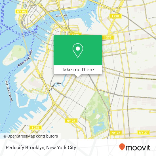 Reducify Brooklyn map