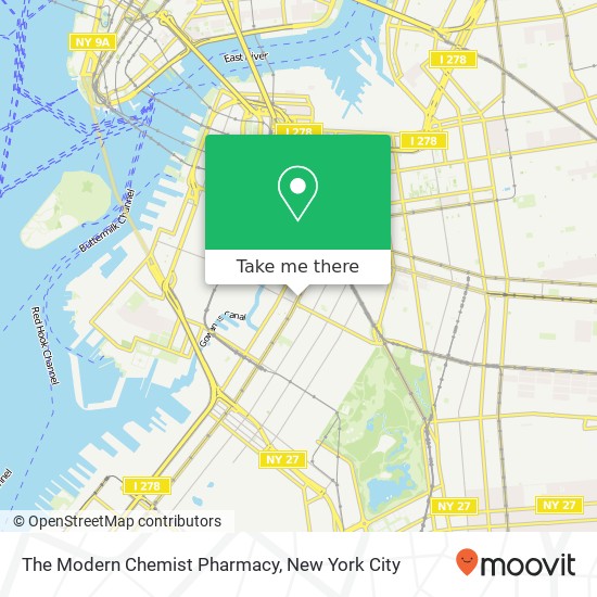 The Modern Chemist Pharmacy map