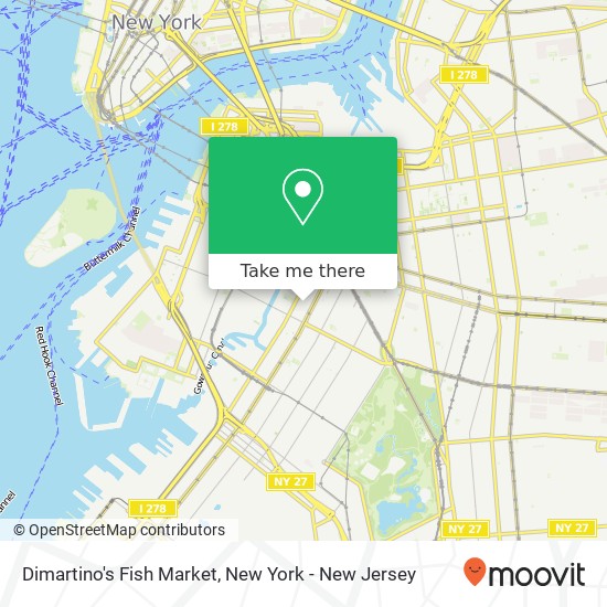 Mapa de Dimartino's Fish Market