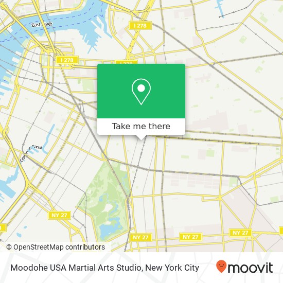 Moodohe USA Martial Arts Studio map