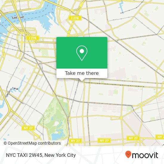 Mapa de NYC TAXI   2W45