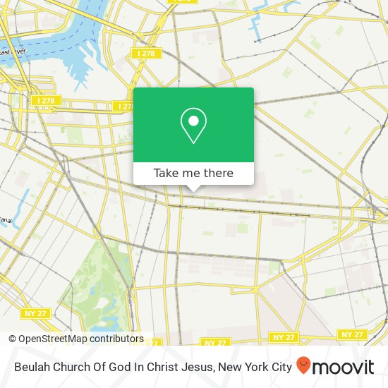 Mapa de Beulah Church Of God In Christ Jesus