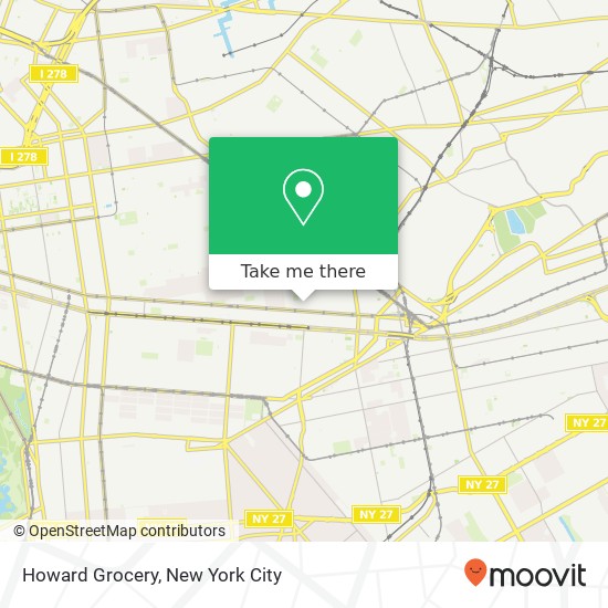 Howard Grocery map