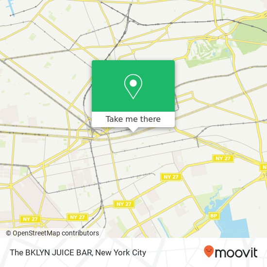 Mapa de The BKLYN JUICE BAR