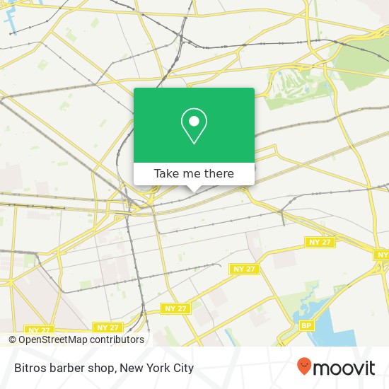Mapa de Bitros barber shop