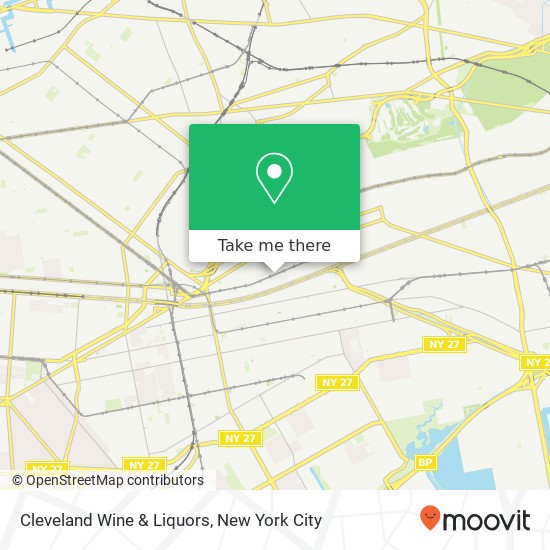 Mapa de Cleveland Wine & Liquors