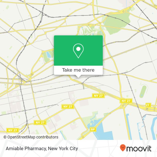 Mapa de Amiable Pharmacy