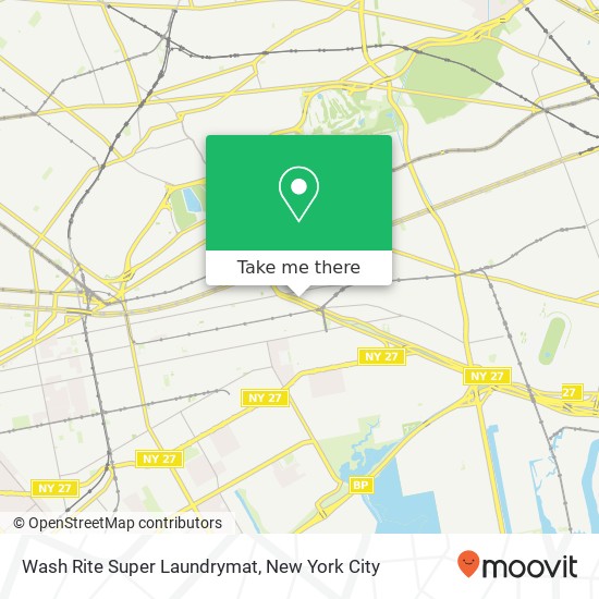 Mapa de Wash Rite Super Laundrymat