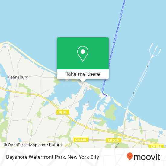 Mapa de Bayshore Waterfront Park