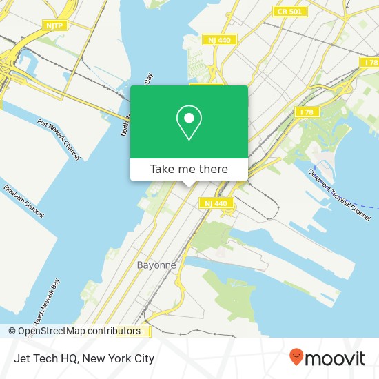 Mapa de Jet Tech HQ
