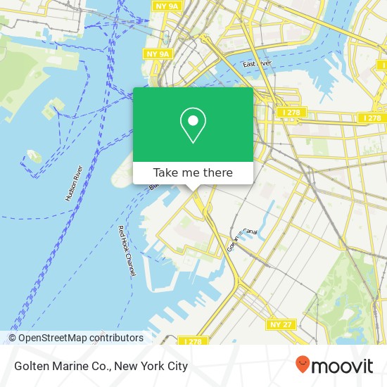 Golten Marine Co. map