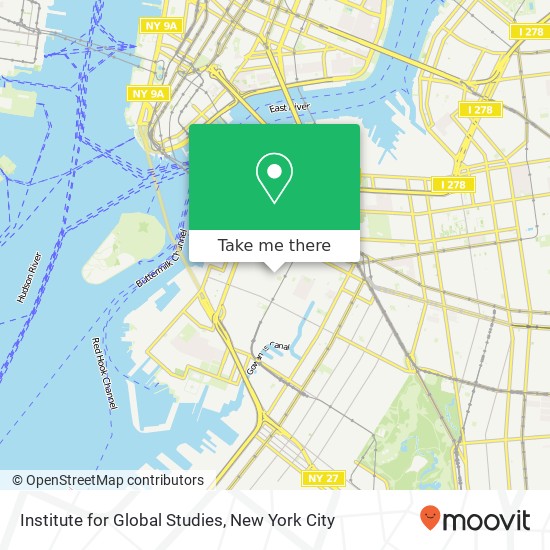 Institute for Global Studies map