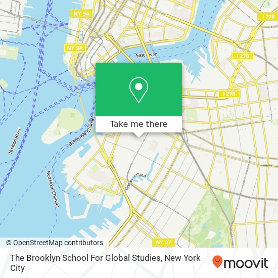 Mapa de The Brooklyn School For Global Studies