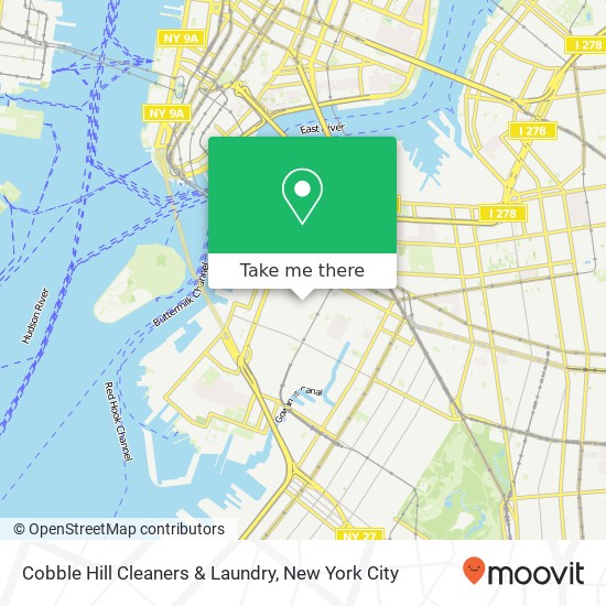 Mapa de Cobble Hill Cleaners & Laundry