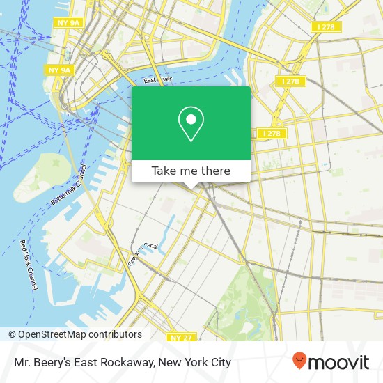 Mapa de Mr. Beery's East Rockaway