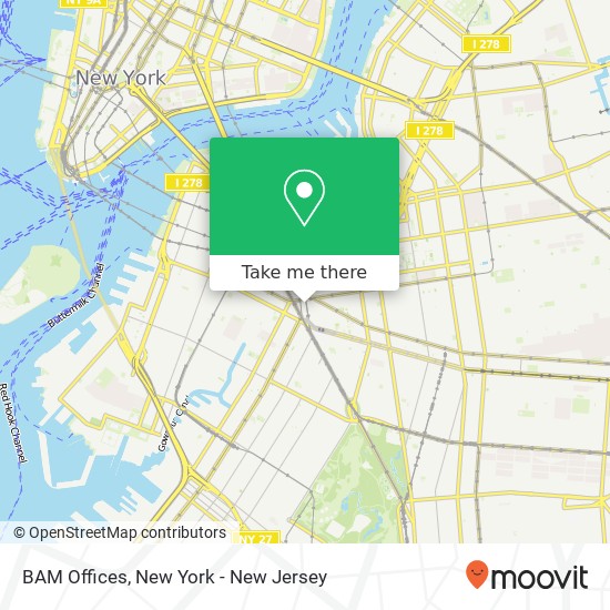 BAM Offices map