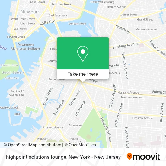 highpoint solutions lounge map