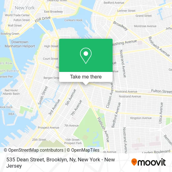 535 Dean Street, Brooklyn, Ny map