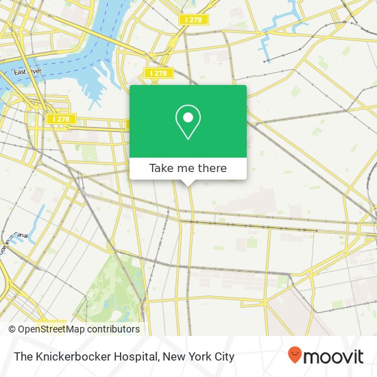 Mapa de The Knickerbocker Hospital