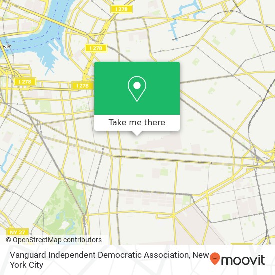 Mapa de Vanguard Independent Democratic Association