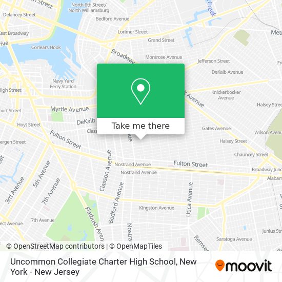 Mapa de Uncommon Collegiate Charter High School