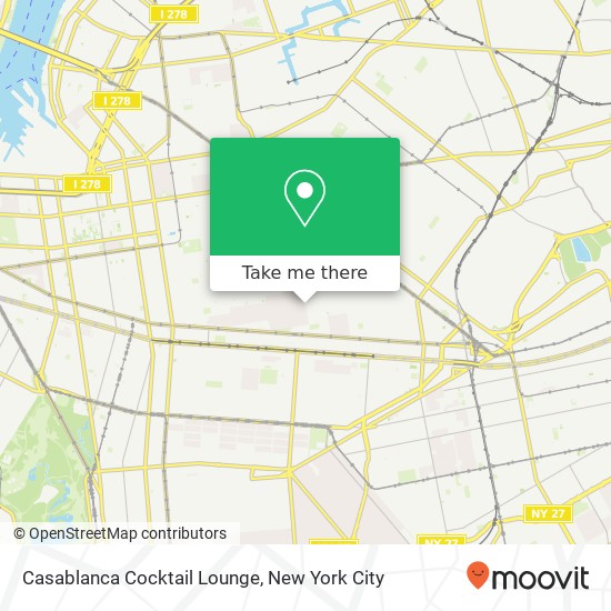 Casablanca Cocktail Lounge map