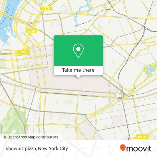 showbiz pizza map
