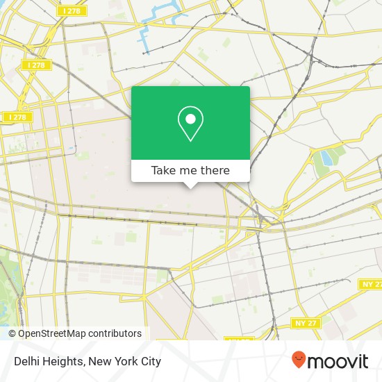 Mapa de Delhi Heights