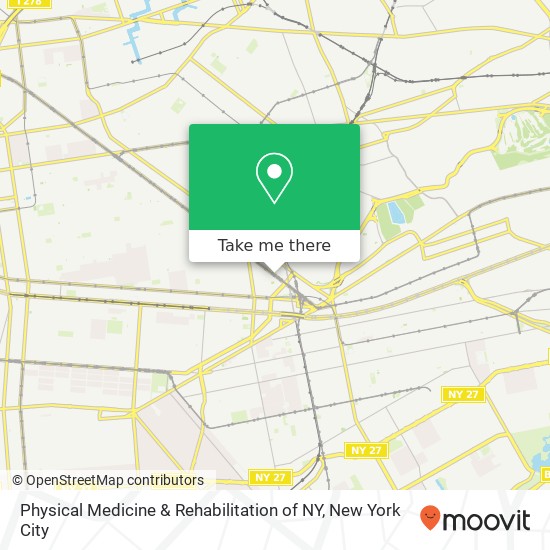 Mapa de Physical Medicine & Rehabilitation of NY