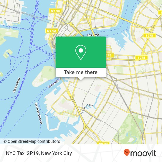 Mapa de NYC Taxi 2P19
