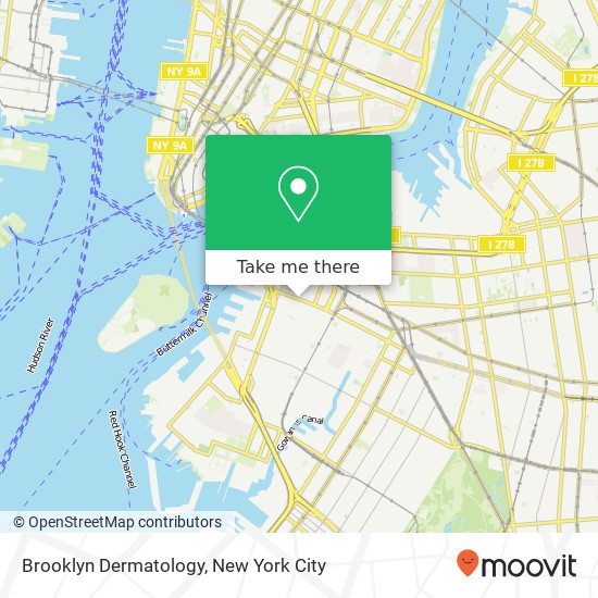 Brooklyn Dermatology map