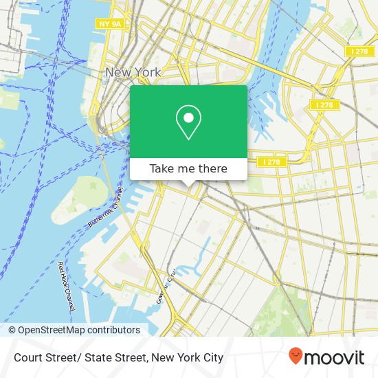 Court Street/ State Street map