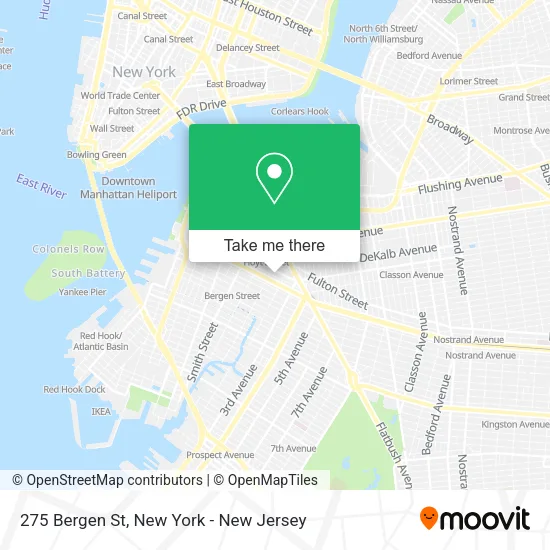 275 Bergen St map
