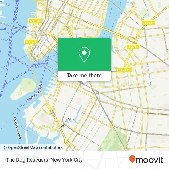 The Dog Rescuers map