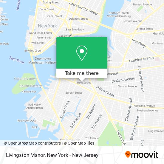 Mapa de Livingston Manor