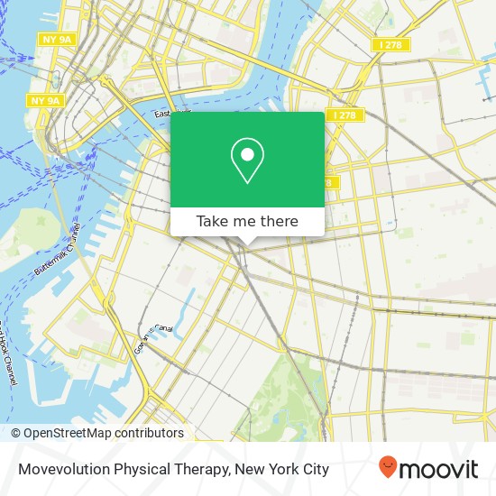Movevolution Physical Therapy map