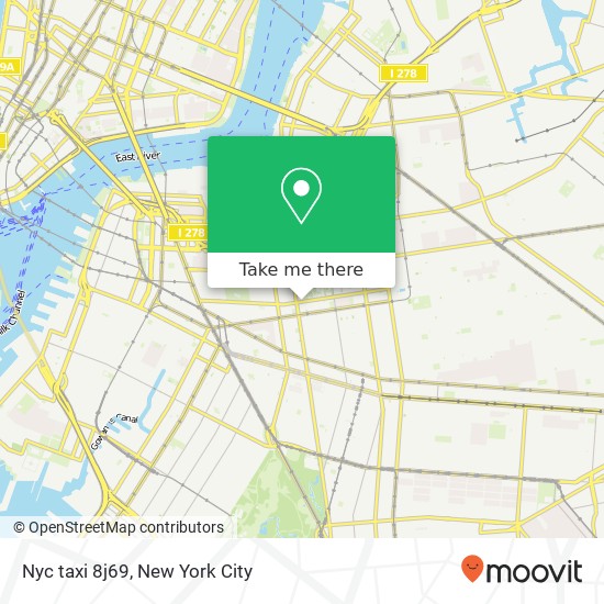 Nyc taxi 8j69 map